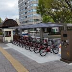 福島駅東口シェアサイクル拠点サイクルポート設置工事